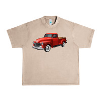 French Oak western red truck right 34 view Urban Heavy Tee - FaDigitalArtStudio