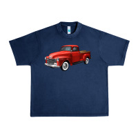 Western Red Truck Right 34 View Urban Heavy Tee | Teevron