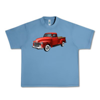 Pebble Blue western red truck right 34 view Urban Heavy Tee - FaDigitalArtStudio