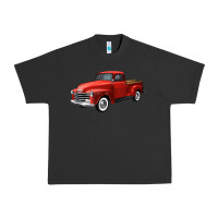 Pigment Black western red truck right 34 view Urban Heavy Tee - FaDigitalArtStudio