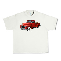 Pistachio western red truck right 34 view Urban Heavy Tee - FaDigitalArtStudio
