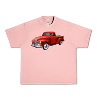 Salmon western red truck right 34 view Urban Heavy Tee - FaDigitalArtStudio