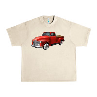 Sandshell western red truck right 34 view Urban Heavy Tee - FaDigitalArtStudio