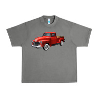 Tornado western red truck right 34 view Urban Heavy Tee - FaDigitalArtStudio