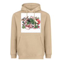Mushroom small business filigran kopya Heavyweight Hoodie - MaliasSmallBusiness