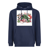 Navy small business filigran kopya Heavyweight Hoodie - MaliasSmallBusiness
