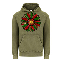 Vintage Olive christmas sunflower Vintage Hoodie - RanaPortraitStore