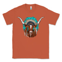 Copper texas longhorn indian headdress Classic Tee - JahusDesignShop