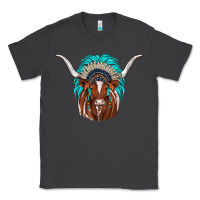Smoke texas longhorn indian headdress Classic Tee - JahusDesignShop