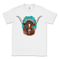 White texas longhorn indian headdress Classic Tee - JahusDesignShop