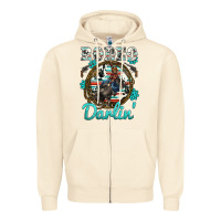 Sandshell rodeo darling Zipper Hoodie - BarkalooDesign