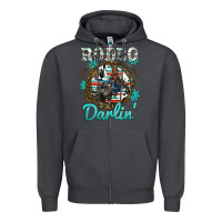 Smoke rodeo darling Zipper Hoodie - BarkalooDesign