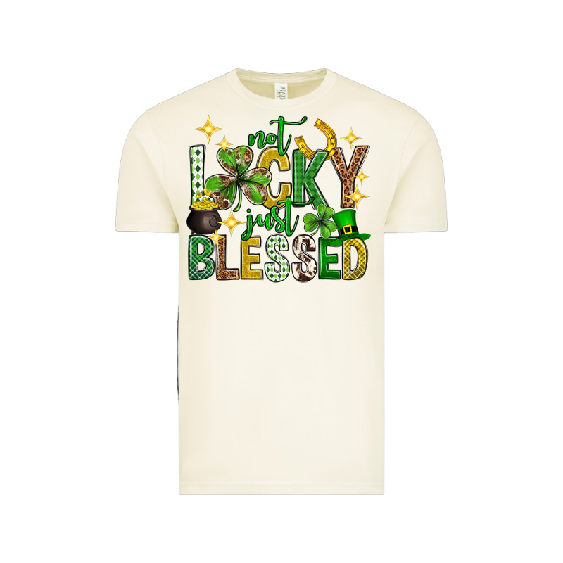 Not Lucky Just Blessed St. Patricks Day Vintage Tee by Neo Western | Teevron