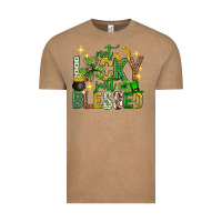 Vintage Coffee Not lucky just blessed st. patricks day Vintage Tee - Neo Western