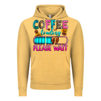 Vintage Mustard coffee loading please wait Vintage Hoodie - Zillion Design Studio