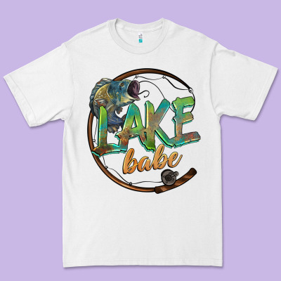 Lake Babe Premium Tee Designed By Barkaloodesign