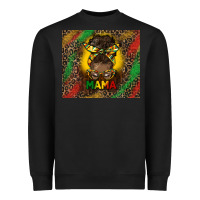 Black juneteenth afro bun mama tumbler Heavyweight Sweatshirt - HRA Design Shop