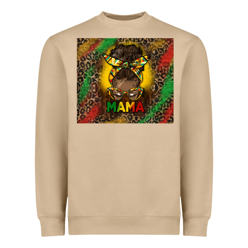 Juneteenth Afro Bun Mama Tumbler Heavyweight Sweatshirt by HRA Design Shop | Teevron
