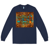 Navy grateful thankful blessed turkey Long Sleeve Tee - JahusDesignShop