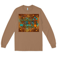 Toasted Coconut grateful thankful blessed turkey Long Sleeve Tee - JahusDesignShop