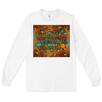 White grateful thankful blessed turkey Long Sleeve Tee - JahusDesignShop