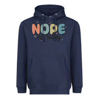 Navy nope not today Heavyweight Hoodie - MaliasSmallBusiness