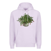 Lilac Dwarf Pomegranate Tree Illustrations Premium Hoodie - LillyAllenDesigns