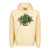 Pina Colada Dwarf Pomegranate Tree Illustrations Premium Hoodie - LillyAllenDesigns