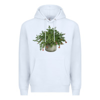 White Dwarf Pomegranate Tree Illustrations Premium Hoodie - LillyAllenDesigns