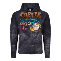Cloud Black coffee is always good idea Vintage Hoodie - Zillion Design Studio