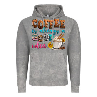 Cloud Rock coffee is always good idea Vintage Hoodie - Zillion Design Studio