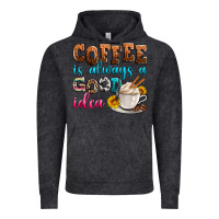 Vintage Black coffee is always good idea Vintage Hoodie - Zillion Design Studio