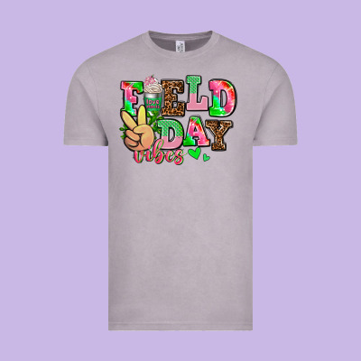 Field Day Vibes Vintage Tee Designed By Adodesignshop