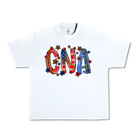 White cna america Urban Heavy Tee - RacoonDesign