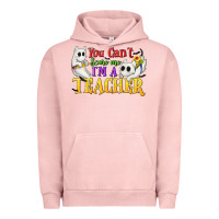 Pigment Salmon You Can't Scare Me I'm a Teacher Urban Hoodie - texasbilliewilder