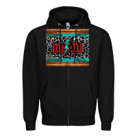 Black leopard lightning bolt mimi mother's day Zipper Hoodie - Jasminsmagicworld