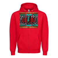 Red leopard lightning bolt mimi mother's day Zipper Hoodie - Jasminsmagicworld
