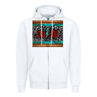 White leopard lightning bolt mimi mother's day Zipper Hoodie - Jasminsmagicworld