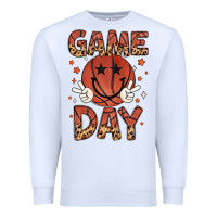 White game day Premium Sweatshirt - MaliasSmallBusiness
