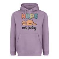 Lavender nope not today Heavyweight Hoodie - MaliasSmallBusiness