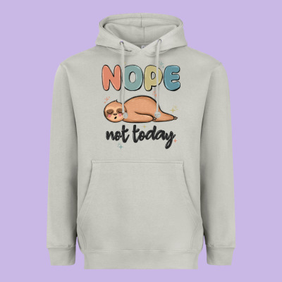 Nope Not Today Heavyweight Hoodie Designed By Maliassmallbusiness