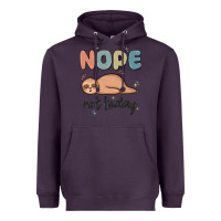 Plum nope not today Heavyweight Hoodie - MaliasSmallBusiness