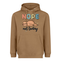 Toasted Coconut nope not today Heavyweight Hoodie - MaliasSmallBusiness