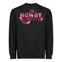 Black howdy honey valentine's day Heavyweight Sweatshirt - FaDigitalArtStudio