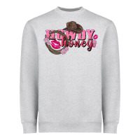 Heather Grey howdy honey valentine's day Heavyweight Sweatshirt - FaDigitalArtStudio