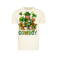 Vintage Arctic One lucky cowboy with st. patricks elf Vintage Tee - Neo Western