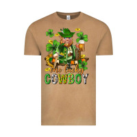 Vintage Camel One lucky cowboy with st. patricks elf Vintage Tee - Neo Western
