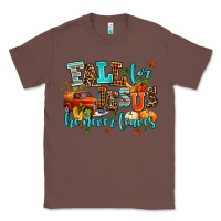 Chestnut fall for jesus he never leaves Classic Tee - AdoDesignShop