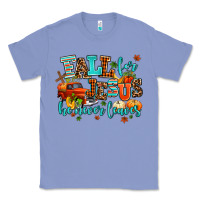 Colony Blue fall for jesus he never leaves Classic Tee - AdoDesignShop