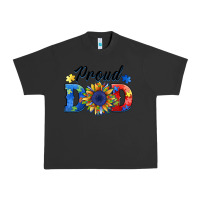 Pigment Black proud dad autism Urban Heavy Tee - BarkalooDesign
